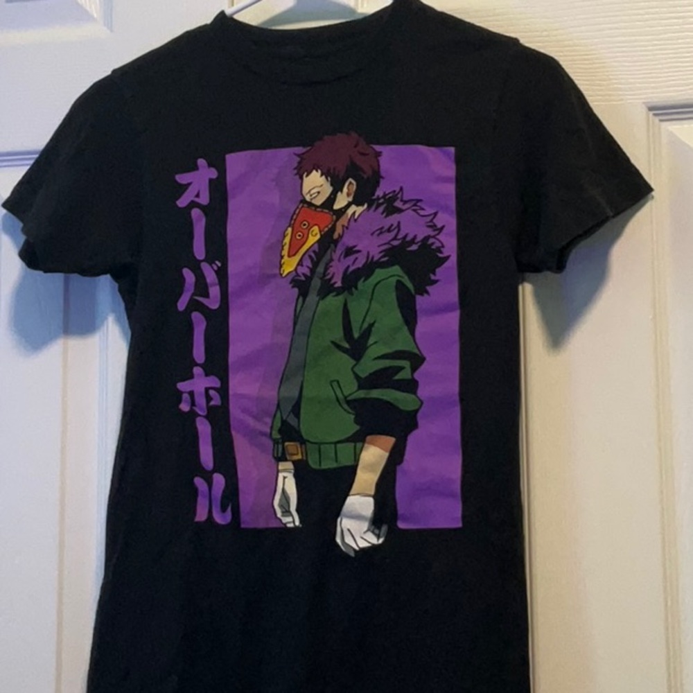 My hero Academia Kanji anime T shirt XS Preowned